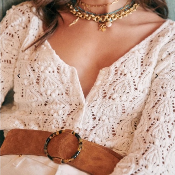 Sezane Sweaters - Sezane Annette Jumper. White.